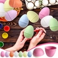 thumbnail image 4 of Free Express 3pack Easter Fillable Paper Pulp Eggs Colorful Empty Eggs for Easter Egg Hunt Party Favors DIY Crafts and Home Decor, 4 of 9
