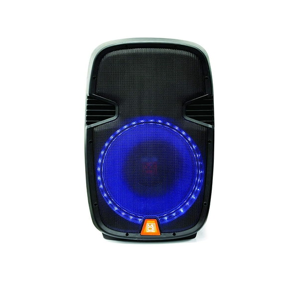 Mr. Dj PBX2659S 15" 2-Way Portable Pasive Speaker with LED Accent Lighting