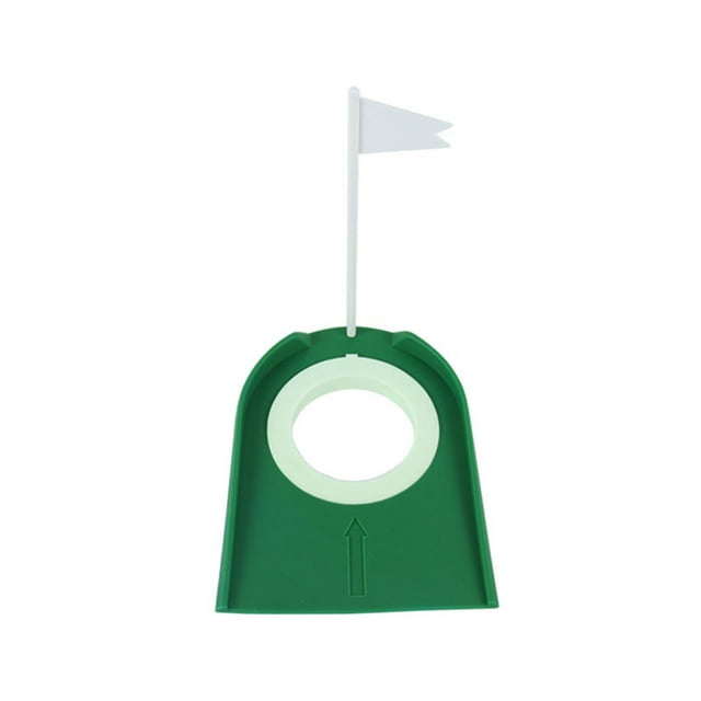 Zootealy Practice Golf Gobelet d'Entraînement au Putting en Plastique Gobelet d'Entraînement au Putting avec Drapeau, Golf Putting Aids avec Trou Ajustable, Entraînement Putter Practice Aid pour Intérieur Extérieur