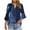 Blue Plus Size Blouse for Women_y, variant on CYMMPU Summer Fashion Shirts 3/4 Sleeve Spring Tops Blouses for Women Dressy Casual Tunic Tops Loose Fit V Neck Flower Printed Flare Hem Hide Belly Tops to Wear with Leggings T-Shirts S