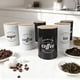 thumbnail image 5 of Contenedor para café, té y azúcar, recipiente para almacenar alimentos, tarro para harina, comedor Negro, 5 of 7