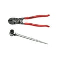thumbnail image 1 of Teng Tools Scaffolding Podger Wrench 19 x 22 and 8 Inch Mini Bolt Cutters Bundle, Silver, 1 of 4