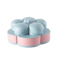 thumbnail image 1 of Agiferg Double Layer Candy And Dried Fruit Plate Creative Rotating Design Dessert Plate, 1 of 3