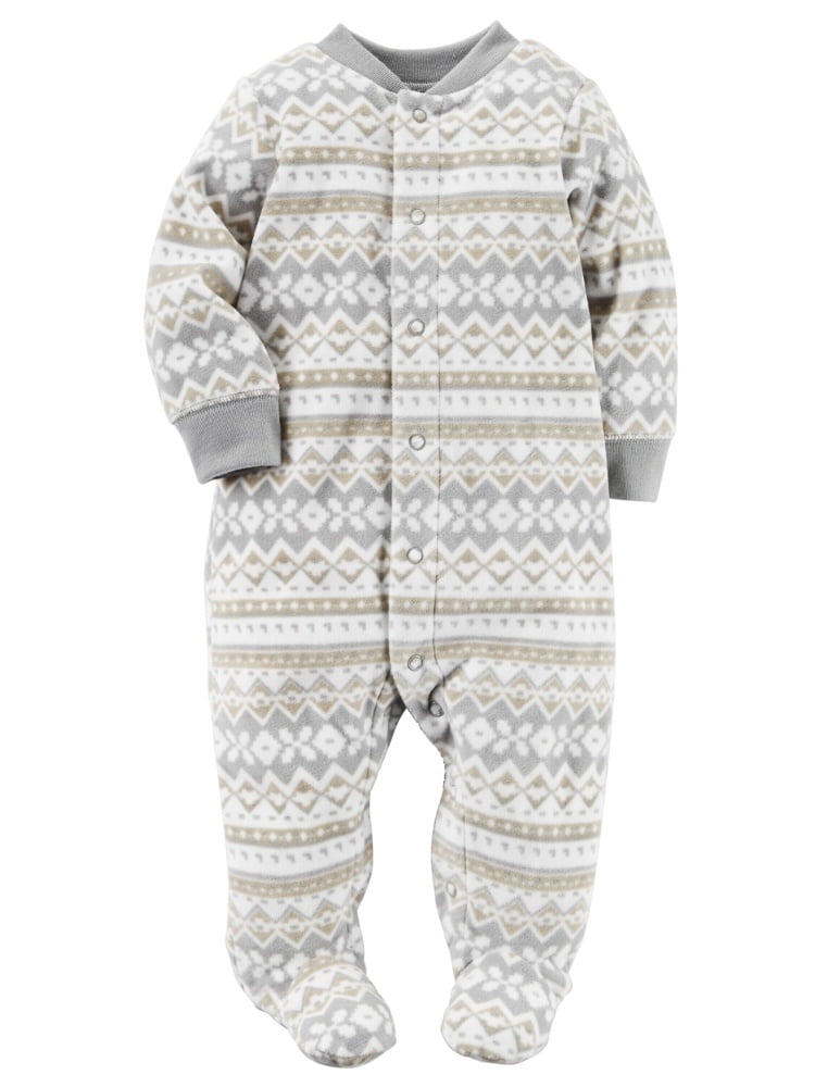 snap up baby pajamas