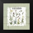 thumbnail image 2 of Robinson, Carol 15x15 Black Modern Framed Museum Art Print Titled - Shiplap Herbs, 2 of 5