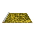 thumbnail image 2 of Ahgly Company Machine Washable Indoor Rectangle Abstract Yellow Modern Area Rugs, 7' x 9', 2 of 4