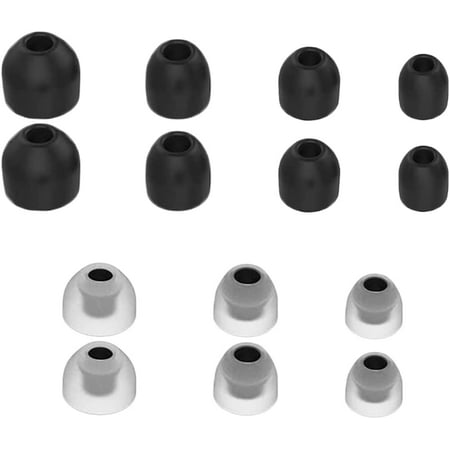 Aiivioll 7 Pairs WF-1000XM3 Silicone Ear Plugs Accessories Compatible with Sony WF-1000XM3 WF-1000XM4 Replacement Ear Plugs in-Ear Headphone Ear Plugs (Black)