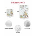 thumbnail image 7 of Aqua Easter Bunny Kitchen Dish Towels for Drying Dishes Set of 4, Spring Easter Eggs Floral Buffalo Plaid Waffle Weave Microfiber Hand Tea Bathroom Towels Quick Dry & Absorbent Towel 15.7x23.6, 7 of 7