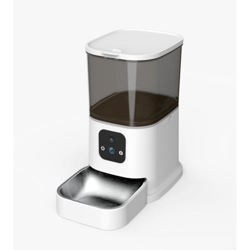 OXAA Automatic Cat Feeder with Camera: 5G WiFi Automatic Dog Feeder with Night Vision,Cat Food Dispenser with 6L Large Food Storage Container for Multiple Pet,Detachable for Easy Clean