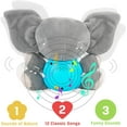 thumbnail image 5 of Aitbay Plush Elephant Music Baby Toys 0 3 6 9 12 Months, Cute Stuffed Aminal Light Up Baby Toys Newborn Baby Musical Toys for Infant Babies Boys & Girls Toddlers 0 to 36 Months, 5 of 5