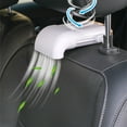 thumbnail image 3 of 3 Gear USB Interface Automobile Fans 3 Gear Seat Back Fan Universal 5V Cable Power Long Driving Indoor Household Plastic Cooling Fans White, 3 of 6