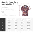 thumbnail image 5 of Kdxio Men's Hawaiian Shirt for Men Short Sleeve Shirt Skull colorful daisy Summer Casual Holiday Beach Button Down T-Shirts, 5 of 5