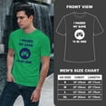 thumbnail image 4 of Greenyef Graphics I Paused My Game to Be Here Gamer Gift Funny Tee Men's T-Shirt Style-27 (Antique Irish & Navy Blue, X-Large), 4 of 6