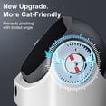 thumbnail image 3 of Open Top Self Cleaning Litter Box 70l Automatic Cat With App Control Low Noise Safety Protection Anti-pinch Protection&easy Access Step For Senior Cats Multiple Cats(white), 3 of 9
