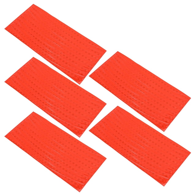 Bike Reflective Stickers Bicycle Reflective Strips Bike Wheel Rim Stickers Reflective Wheel Rim Stripes Mountain Bike Reflective Stickers 5pcs/set Mountain Bike Reflective Stickers