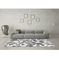 thumbnail image 3 of Ahgly Company Indoor Rectangle Abstract Gray Modern Area Rugs, 4' x 6', 3 of 4