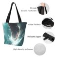 thumbnail image 4 of Disketp Surfing Shark Bolsa de Hombro Casual para Mujer, Bolso Cruzado para Compras, Viajes y Uso Diario, 4 of 6