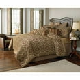thumbnail image 2 of Michael Amini Elizabeth 12-piece Fabric Queen Comforter Set in Blue/Gold, 2 of 2