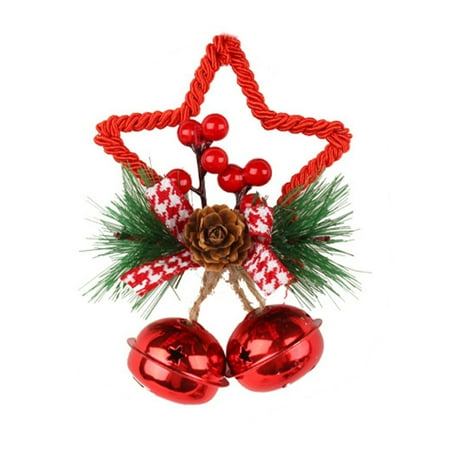

Christmas Pentagram Bell Pendant Creative Personalized for Home Party Decoration