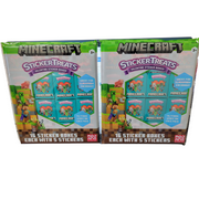 Minecraft Sticker Treats Valentines Sticker Box 16 count - set of 2