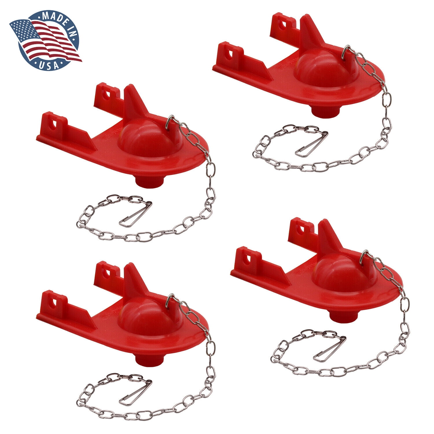 4 PackTop Toilet Flapper