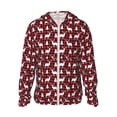 thumbnail image 1 of Balery Christmas And New Year Sudadera ligera de manga larga con capucha y protección solar UPF 50+ para hombre y mujer, ideal para pesca y running-XX-Large, 1 of 7