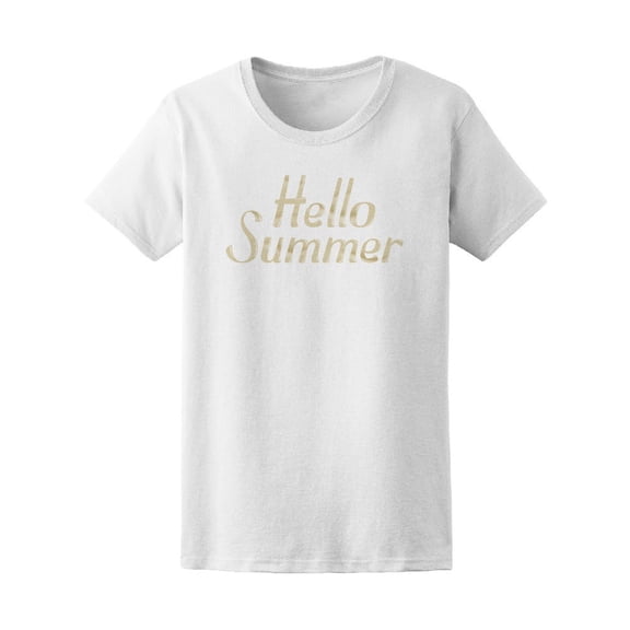 Hello Summer Sea Sands Tee Women's -Image by Shutterstock