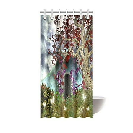 Mypop Enchanted Mystical Magical Tree With Red Leaves Anime Moon