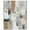 Gallery Wrapped, variant on Fragmented Light Canvas Print Neutral Boho Art by Art Remedy, Black Frame, 16 x 20