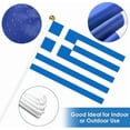thumbnail image 3 of Hand Held Flag for 26th January Decorations, 5.5 × 8.2 Inch Stick Flag Small Flags with 11.8 Inch Poles for National Day Garden Street Home Party Football Decorations, 3 of 10