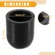 thumbnail image 4 of 1 tapón de extremo de manguera de vacío de admisión de tapa de refrigerante de silicona universal de 40 mm de diámetro interior de 1,57 pulgadas - Coche para puerto de agua de vacío de derivación del calentador de refrigerante - Silicona negra Unique Bargains Tapa de manguera de silicona, 4 of 6