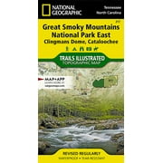 National Geographic Trails Illustrated M Great Smoky Mountains National Park East: Kuwohi, Cataloochee Map, Book 317, (Paperback)