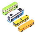 thumbnail image 1 of Modelo de autobús, 4 piezas de juguetes de autobús de aleación, autobús de juguete para niños, autobús de juguete construido para el futuro, 1 of 14