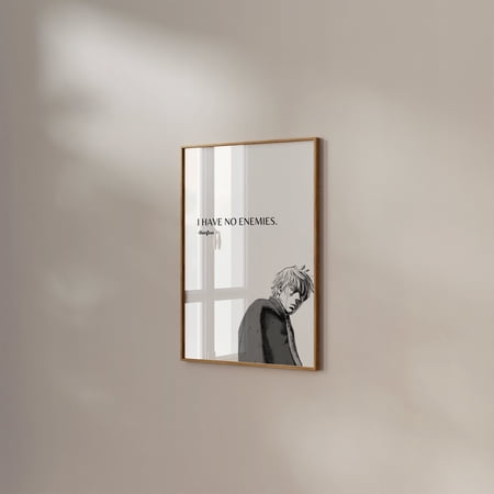 POSTER Thorfinn Vinland Saga, Wall Art, Anime Manga Aesthetic Panels, Minimalist Japanese Art Print, Anime Gifts-UNFRAMED