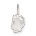thumbnail image 1 of Sterling Silver Boy Head Charm QC1484 (21mm x 9mm), 1 of 2