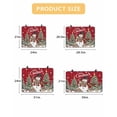 thumbnail image 7 of Large Induction Cooktop Protector Mat Red Christmas Snowman Stove Top Covers for Electric Stove, Xmas Tree Snowflake Botanical Decorative Stove Burner Cover Mats, Glass Top Stove Cover, 7 of 7
