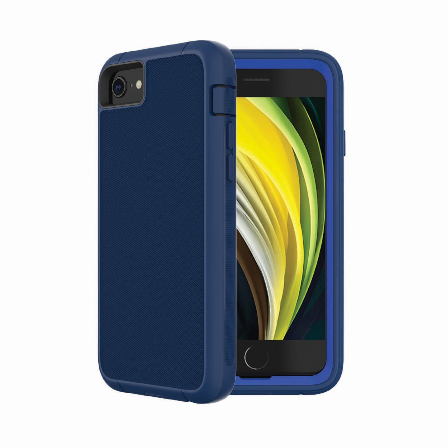 onn. Rugged Phone Case with Holster for iPhone 6, 6s, 7, 8