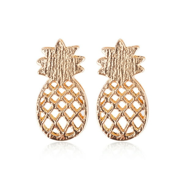Pineapple diamond shop earrings