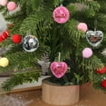 thumbnail image 5 of Hvmvliv Colored Glass Mirror Ball Wedding Stage Party Decorations Christmas Ornaments Reflective Spheres Pink, 5 of 6