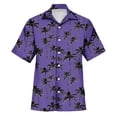 thumbnail image 3 of Mens Shirts Beach Trendy Comfortable Loose Sports Collar Button Open Short Sleeve Mens Work Clothing, 3 of 3
