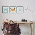 thumbnail image 2 of Stupell Industries Whimsical Woodland Nursery Animals Animals Painting Black Framed Art Print Wall Art, 12 x 12, Set of 3, 2 of 8