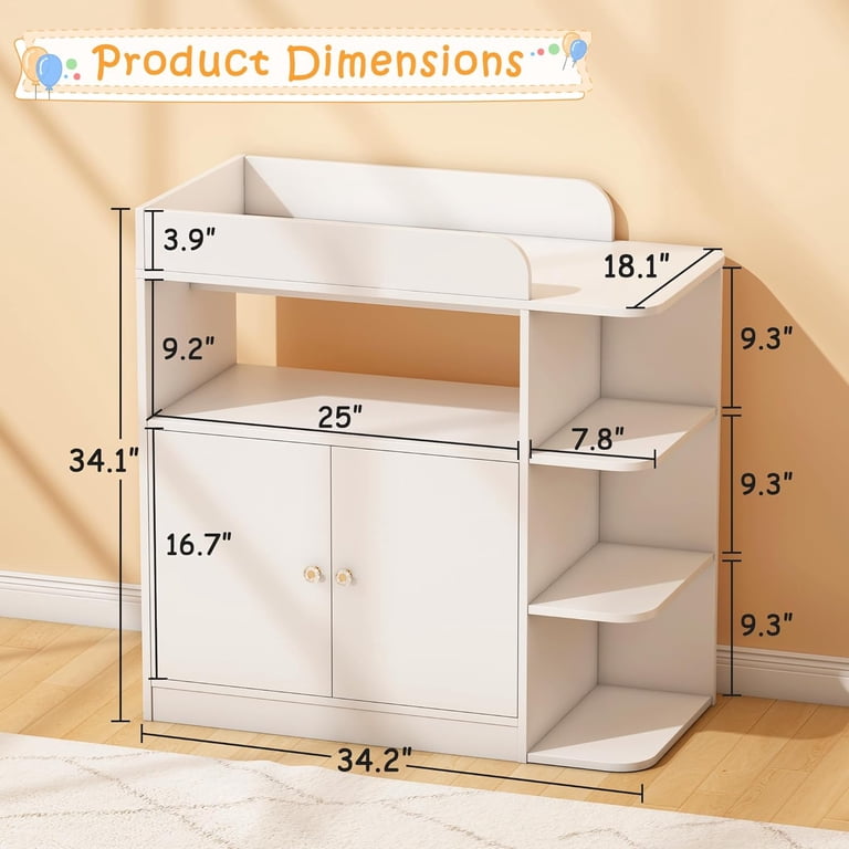 linor, Baby Dresser with Changing Table, Model 34.2