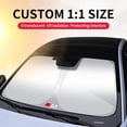 thumbnail image 2 of TT small size-Car Windshield Sun Shade Cover Auto Visor Front Window Protector For Audi A1 A3 A4 A5 A6 A7 A8 Q2 Q3 Q5 Q7 Q8 Quattro S7 S8 S3, 2 of 7