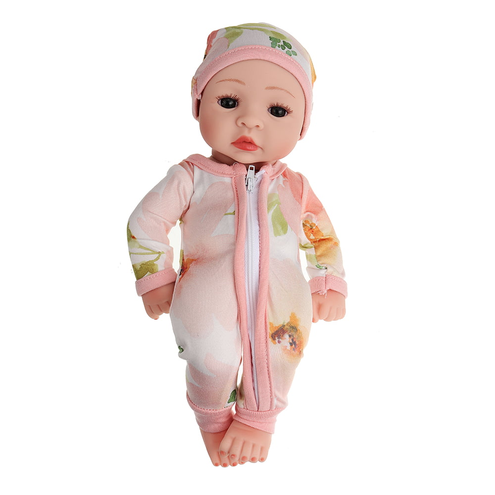 Baby Doll 10" Soft Bodied Vinyl Doll 25cm in Outfit & 6 Accessories in Gift Box 