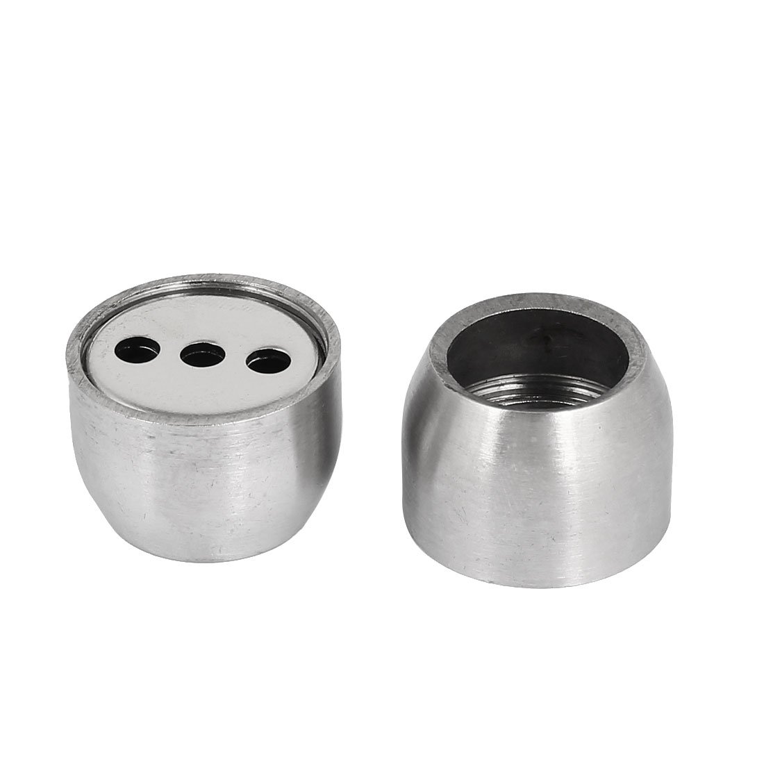 19mm Dia Stainless Steel Closet Rod Flange Round Socket Holder