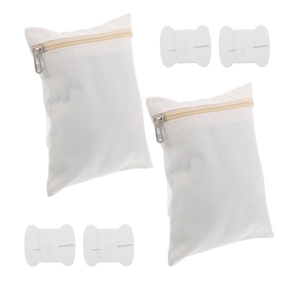 AURARMLET 2Ud Bolsillo Para Con Cremallera Para Coser Y Guardar Seguros Dinero Y Pasaporte