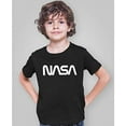 thumbnail image 3 of BROOKLYN VERTICAL Officially Approved NASA Product 4-Pack Boys Short Sleeve Crew Neck T-Shirt with Chest Print | Soft Cotton Sizes 6-20, 3 of 6