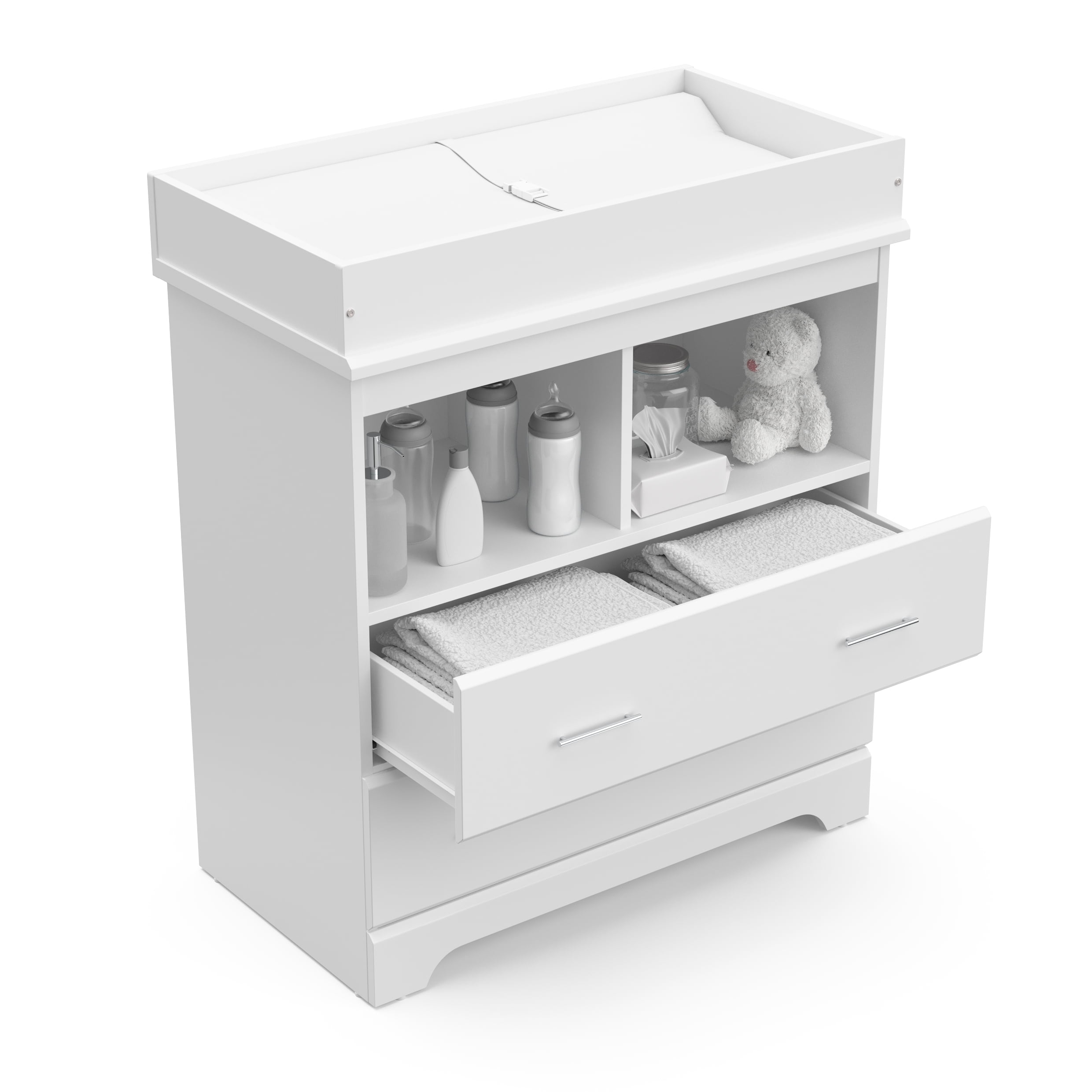 Table À Langer Avec Tiroirs Brookside De Storkcraft