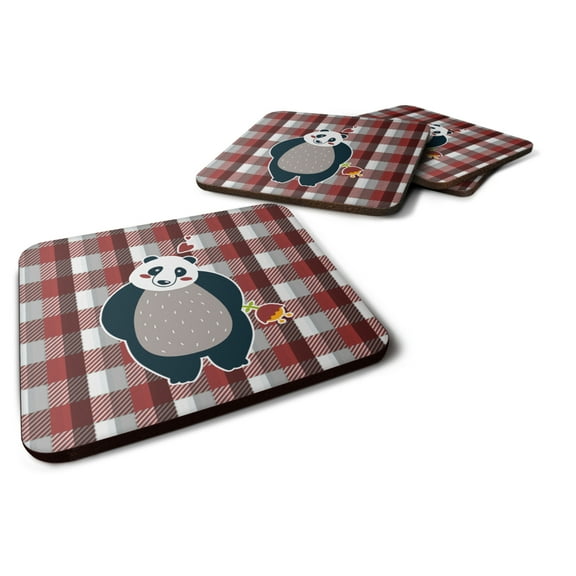 Panda Love Foam Coaster Set of 4