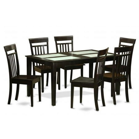 CAP5S-CAP-W 5 Piece kitchen Set for 4 set-Kitchen table and 4 kitchen dining chairs